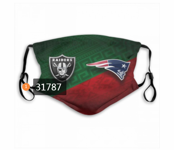 NFL New England Patriots 1682020 Dust mask with filter->nfl dust mask->Sports Accessory